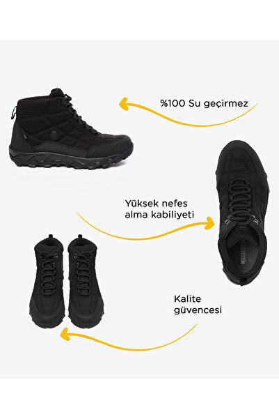 Greyder Ανδρικές μαύρες αδιάβροχες μπότες εξωτερικού χώρου 5K1GB00170