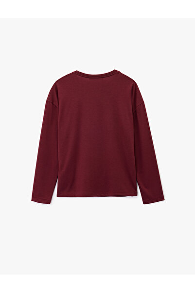 Koton Long Sleeve Crew Neck Striped T-Shirt