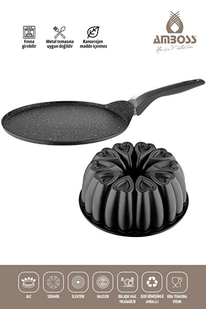 Amboss Sweet 2 Pieces Crepe Pan & Cake Mold