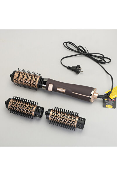 Enzo Professional Enzo | 3-in-1 Hot Air Brush Hair Dryer, Volumizer & Straightener