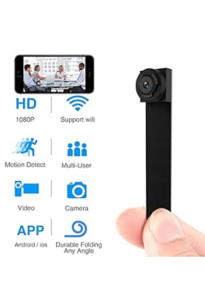 Nanocamcoders Mini Ip Wifi Kamera 1080p Mikrofonlu Güvenlik Kamerası Kamera U...