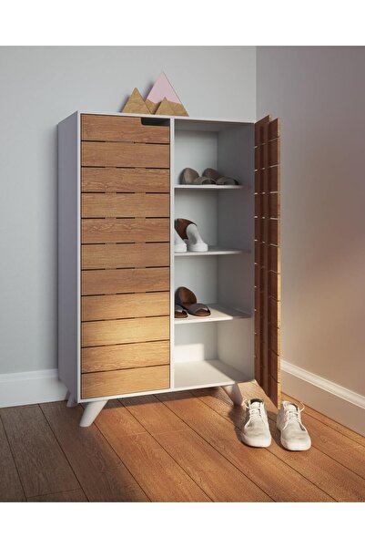 Nesse Shop Nesse 8 Gözlü Ayakkabılık Ve Çok Amaçlı Dolap-modern, Kullanışlı V...