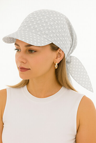 ZERAMİNE Pălărie cu boruri pentru femei – Model bandană cu legătură la spate,...