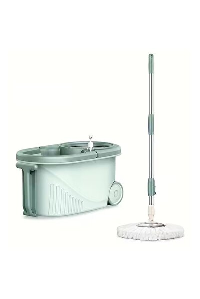 DMX Mop Rotativ Profesional Galeata Dubla Stoarcere Automata 360 Roti Maner S...