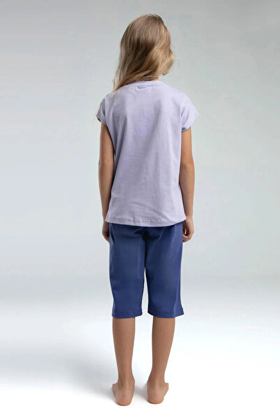 U.S. Polo Assn. Kiz Garson Capri Set - Lila