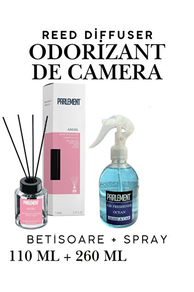 Parlement Set odorizant și dezodorizant pentru cameră din bambus - Angel