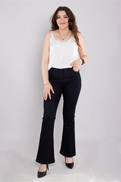 Desperado Jeans 639 Büyük Beden İspanyol Paça Lale Kadın Kot Pantolon