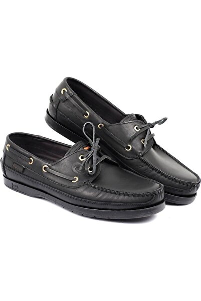Dexter Black Shoes with Style, Genuine Leather Inside and Out, Scented Sole, Orthopedic Pad Lining