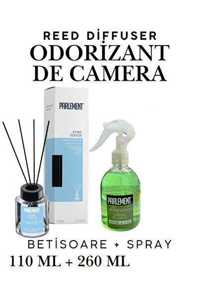 Parlement Bamboo Room Air Freshener And Deodorizer Set - Pure Touch