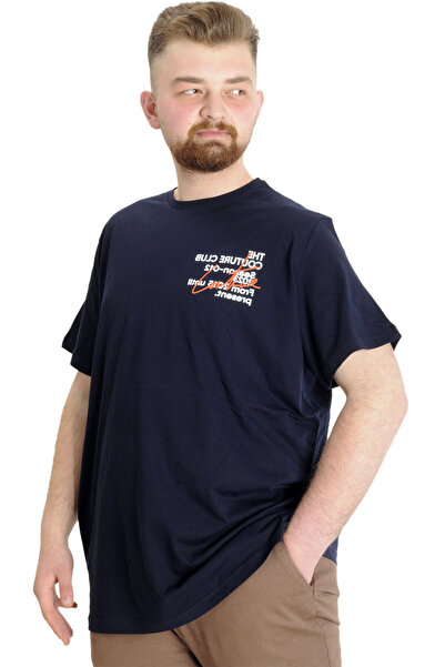 ModeXL Чорна чоловіча футболка великого розміру - Mode XL 23146