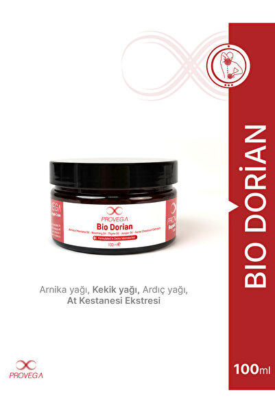 Provega Bio Dorian %100 Doğal At Kestanesi Özlü Vücut Bakım Kremi - 100ml - Bel ve Boyun bölgesi için günlük Masaj ve Destek Kremi