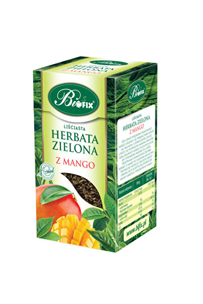 Bifix Ceai Verde frunze cu Mango (vrac), Fara Zahar,100g