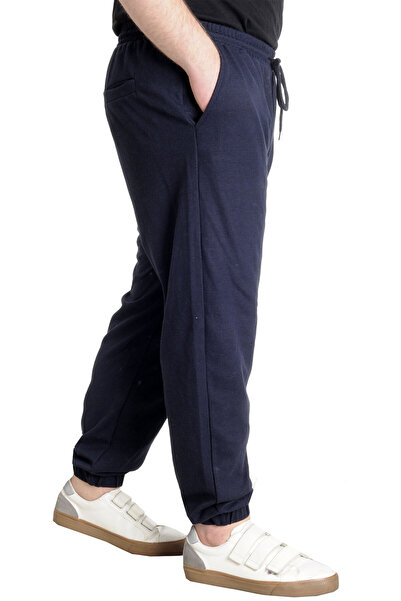 ModeXL Mode XL Φούτερ Elastic Leg Waffle 23501 Navy Blue