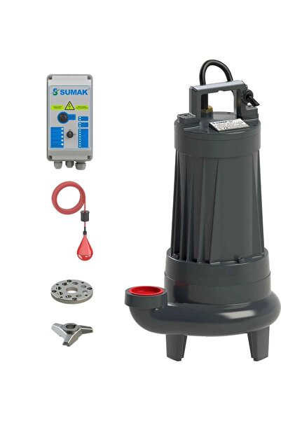 Sumak SBRT40/2 4Hp Trifaze Bıçaklı Foseptik Dalgıç Pompa