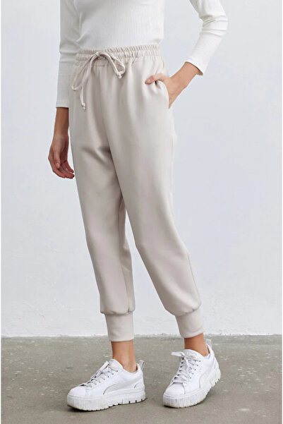 two in sis Women's Jogger Pants Scuba Jogger Pants Hijab Pants Drawstring Waist Jogger Pants