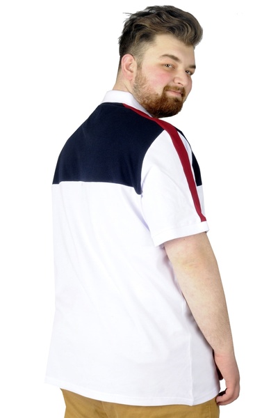 ModeXL Μπλουζάκι μεγάλου μεγέθους Polo When You Are 22334 Λευκό