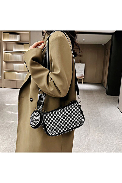 QGC Women's handbag, 20x13x7cm, silver, 2008-1