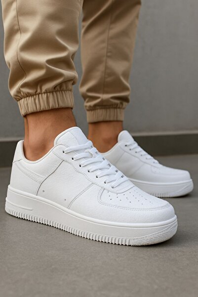 Genel Markalar düz beyaz spor ayakkabı sneaker ayakkabı kadın spor erkek spor...