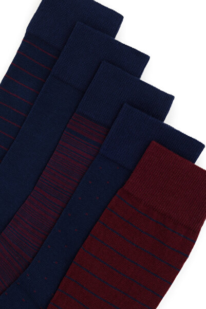 U.S. Polo Assn. БАЗА. Поло Асоциация Мъжки комплект чорапи от 5 части - Kalven Blue