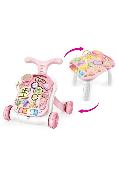 Smart Vibe Multifunctional 2in1 Activity Walker 'Musical Walker', Pink