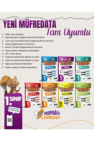 meraklı zihinler 1. SINIF KEŞFET 2. DÖNEM SETİ