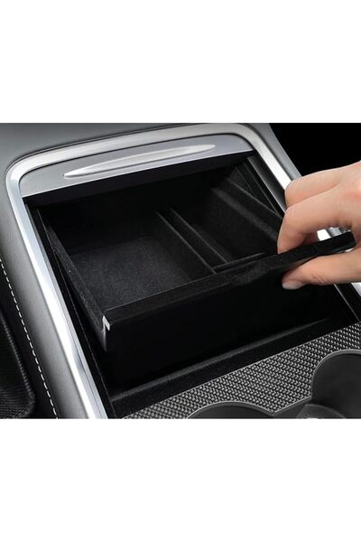 Genel Markalar Li Parts Tesla Model Y 3 Orta Konsol Düzenleyici, Flok Kaplama