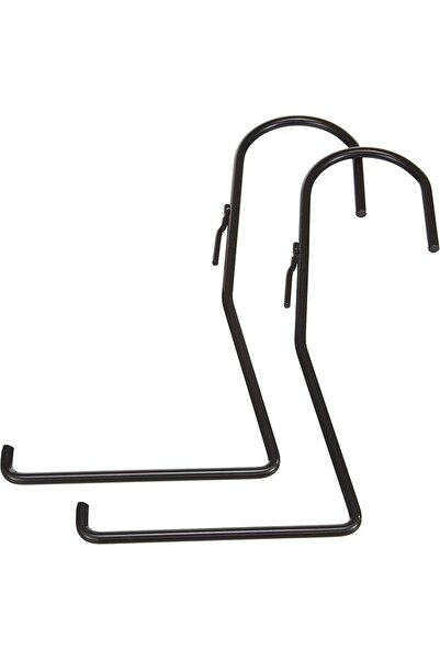 Genel Markalar Yalı Balkon Saksı Metal Askısı 2 Adet YB05- Siyah