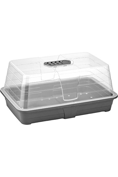 Genel Markalar Fide Yetistirme Fanusu Tk. 2 No, 33,5 cm, 4,1 Lt Antrasit