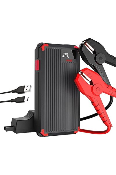 Genel Markalar Mio D6H Plus 20000mAh 3.7V 2000A Jump Starter LED Işıklı Hızlı...