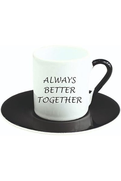 Generic Brand Friendship Turkish Coffee Cup Black Single Size Arl947457593837