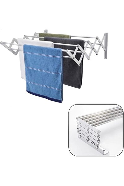 Genel Markalar Çamaşır Balkon Kurutma Askısı Akordiyon Elbise Kurutmalık 70Cm...