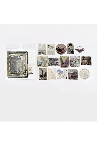 Genel Markalar Sketching Pul Temalı 45 Adet Sticker Seti • Bullet Journal