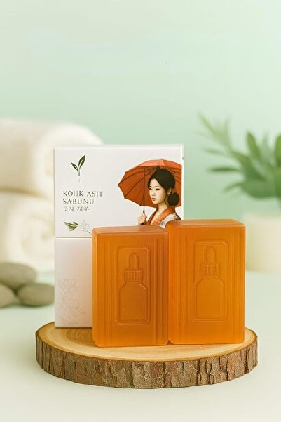 RüzgarShop Kojic Asit Sabunu, Zerdeçal Ve Kojik Asit Etkisi ile Leke Karşıtı - Cilt Tonu Eşitleyici Doğal Sabun