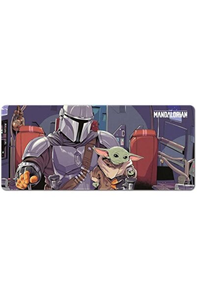Genel Markalar - Star Wars The Mandalorian - Çocuk XXL Fare Altlığı - Sümen -...