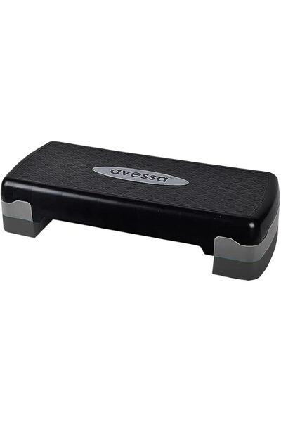 Genel Markalar Step Tahtası, 2 Kademeli, 68X28X10-15 cm, Siyah-gri