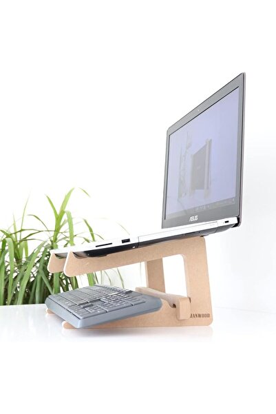 Home Ahşap Laptop Standı - 13" - 14" Boyutlarındaki Laptoplar Ile Uyumlu - La...