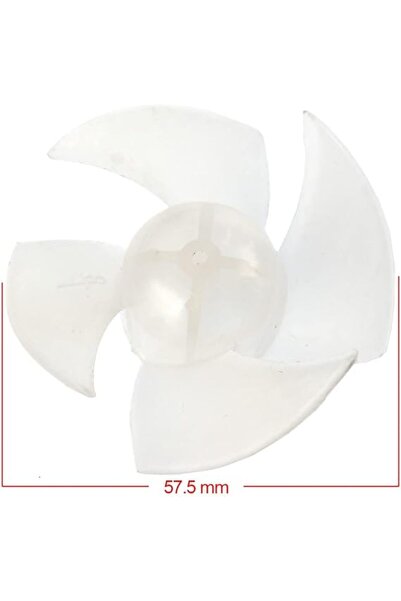 salesalbutik 4 Blades Hair Dryer Fan Blade, Compatible with Fakir