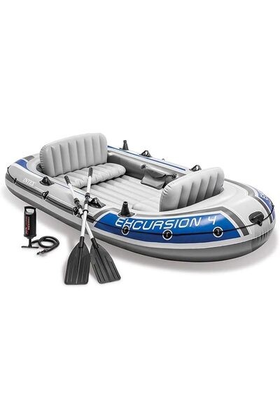 Genel Markalar Şişme Bot 4 Kişilik Rio + Kürek ve Pompa 68324NP