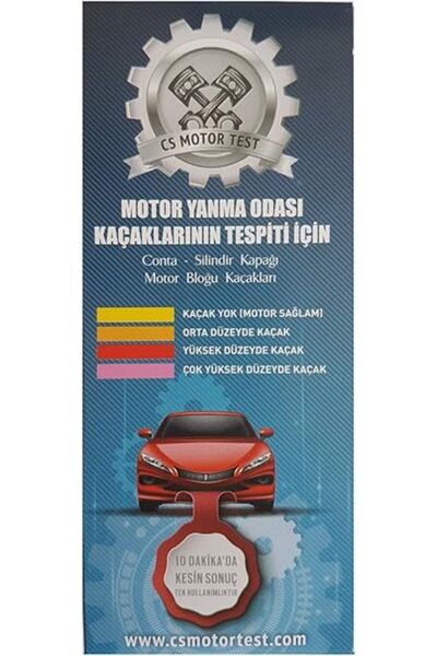 Genel Markalar MOTOR TEST Aşınma Ve Conta Kaçak Testi- Avantajlı 2'li Paket
