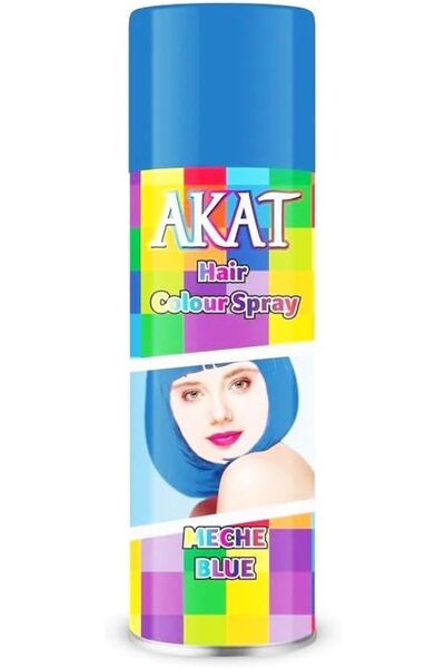 Genel Markalar Gardi Renkli Saç Spreyi Geçici Boya 150 ml Mavi