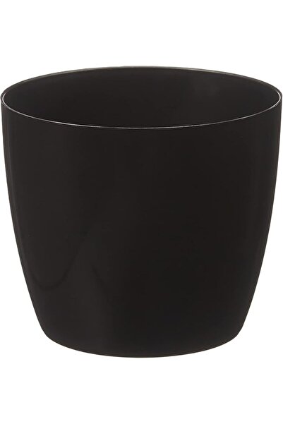 Genel Markalar YK01 Yakut Saksı No:1 Drenaj Aparatı ile Birlikte, Siyah, 11cm...