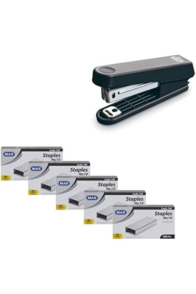 Genel Markalar Mas 754 Zımba Makinesi Basic Siyah + 5 Adet Zımba Teli