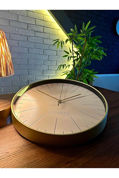 Genel Markalar Modern Duvar Saatleri NOBLE Serisi 35 cm Ø Gerçek Cam Ev/Ofis/...