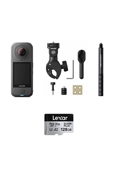 Insta360 X4 Air Aksiyon Kamerası - Motosiklet Kiti 128 GB (Foto Ekspres)