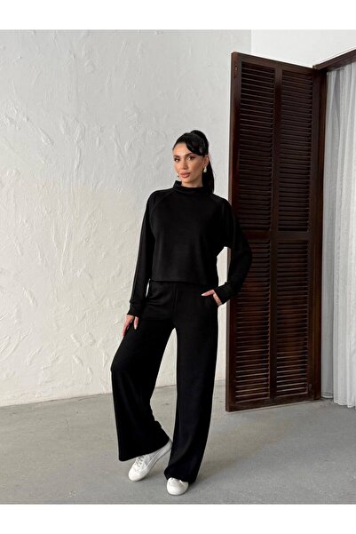 ossons Modal Crew Neck Top and Bottom Set