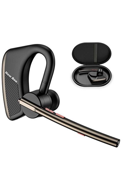 New Bee M50 ProDriversProfessional Wireless Bluetooth Headset - HD Call, Dual Microphone, Noise Canc