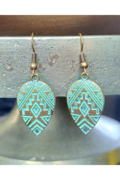 Ivory Pearl Ethnic Otanic Retro Earrings