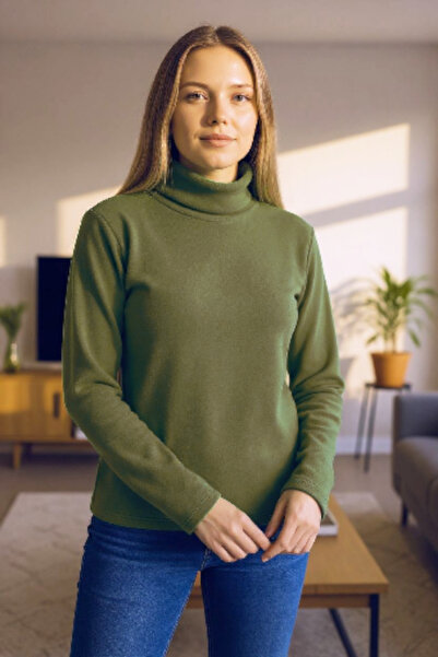 Star Fashion Bluza dama vatuita, material striat, tetra, cu guler pe gat