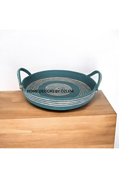 home decors by özlem مجموعة سلال من القش، سلة تخزين زخرفية، منظم يدوي الصنع