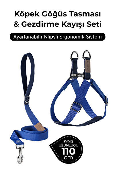 pasiole Adjustable Dog Harness and Walking Leash Set |   Handmade, Durable, C...